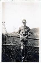 Kurt in Scout uniform